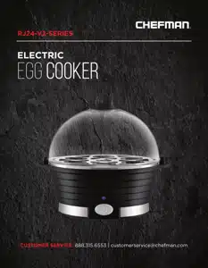 User Manual Chefman RJ24-V2 Electric Egg Cooker | manualsFile