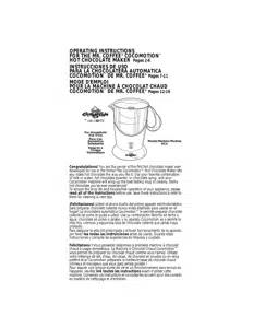 Mr. Coffee Cocomotion Hot Chocolate Maker Machine Model HC4 W/ Recipes &  Manual