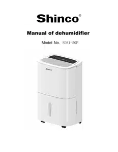 Shinco SDZ1-50D 50L WIFI Deshumidificador (ES)